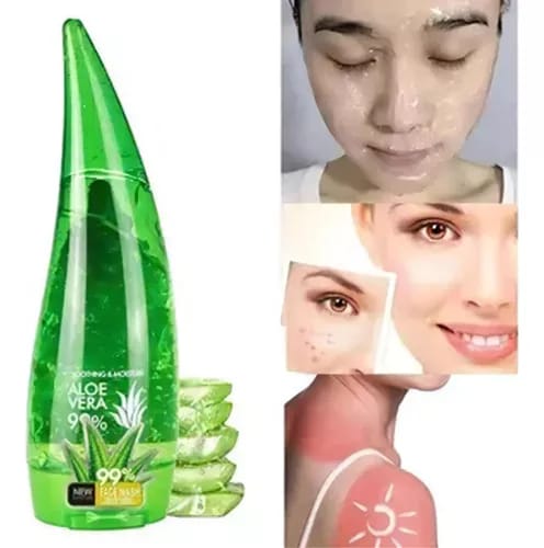 Aloe Vera 99% Gel Sábila Facial 270 ML ✨